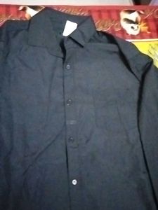 Men's Black Long Sleeve Shirt