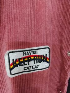 Vintage Corduroy Varsity Jacket