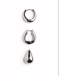 H&M Unisex Silver Earrings