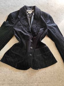 Tommy Hilfiger Striped Velvet Blazer
