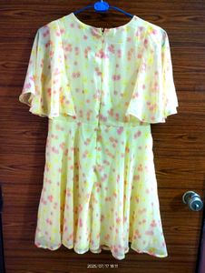 Floral Print Mini Dress Top