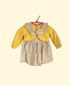 Cute Yellow Dress For Babies