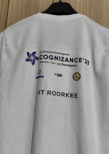Round Collar Dry Fit Tshirt IIT ROORKEE LABEL