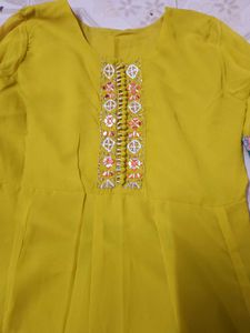 Elegant Yellow Kurta