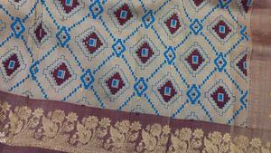 Good Condition Pure Gadwal Tissue Saree For Sale