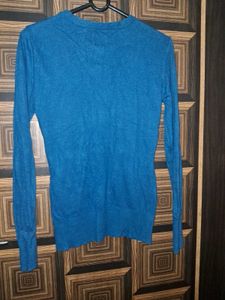 Rust Textured Dot Sweater
