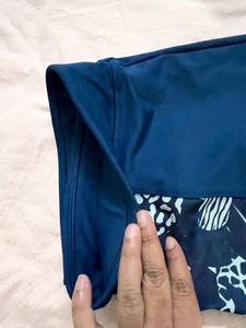 XL  Blue Patterned Leggings