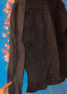 BLACK DENIM JACKET 1800₹(Unisex) (Bargainable)
