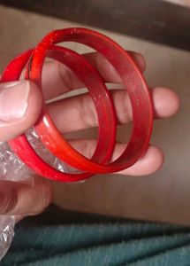 Orange Bangles For Girls