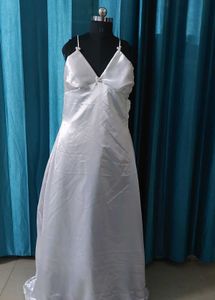 White Sexy Long GOWN( 28,30,32,34,36,38,40)