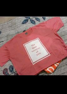 Set Of 4 Crop Tshirt For Women