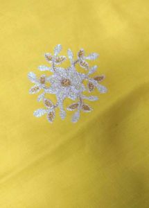 Yellow Embroidered Kurta