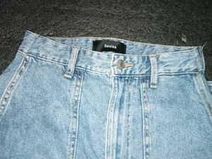 baggy Trendy Light Wash eight pockets