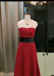 Cherry Red Tube Dress
