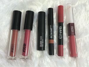 Combo Of 6 Nude Branded Lipsticks .