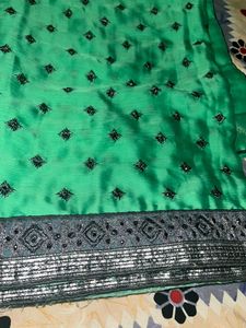 Heavy Saree With Stitched Blouse
