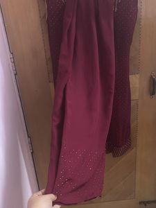 Purple Maroon Dress