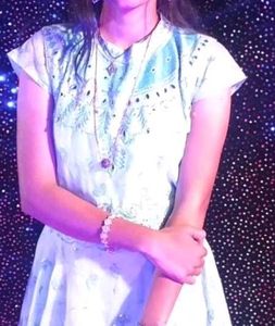 Elegant Light Blue Maxi Dress