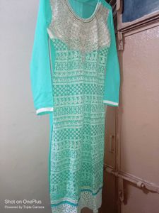 Elegant Embroidered Kurta With Free Gift Also