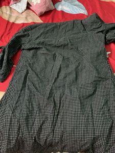 Checked Black Shirt