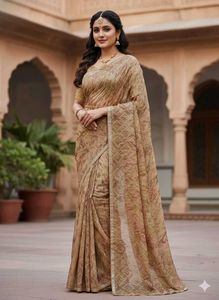 Elegant Printed Saree