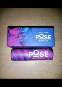 MyGlamm Pose HD lipstick soft pink peach colour