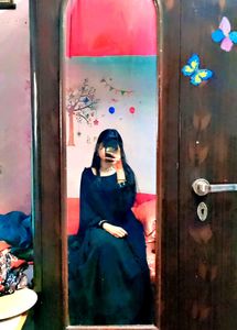 BLACK ANARKALI WITH DUPATTA 🖤