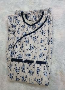 Floral Print Wrap Dress