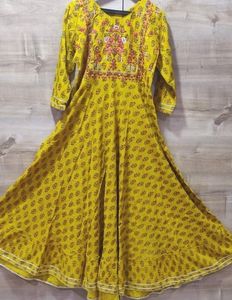 Mustard Yellow Kurti
