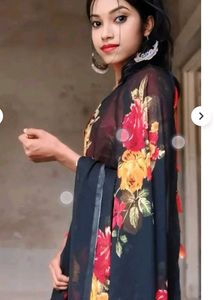 Black Saree😇😇😇