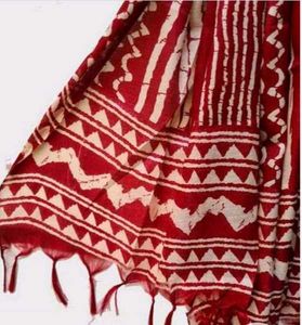 Red Dupatta By Laksh