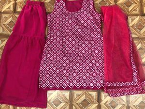 💥🆕️ Kurti-Plazzo-Dupatta Set