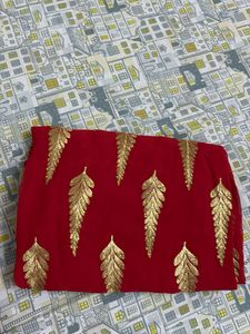 Red & Gold Saree
