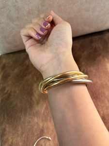 Gold &amp; Silver Flexible Snake Chain Bracelet