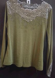 Olive Green Top