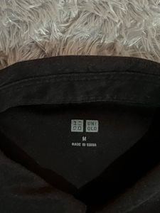 Uniqlo black polo