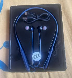 iball Blue Wireless Bluetooth Neckband Headphones