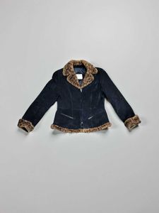 Vintage Faux Fur Trim Jacket