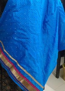 Blue Party Wear Saree