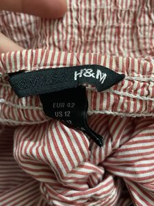 H&amp;M Pintresty 🌸Striped Pink Sundress