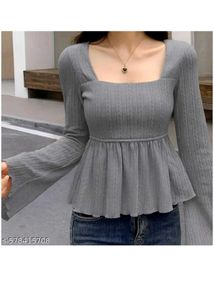 Savana Dupe 💥ELEGANT,❤️‍🔥 Korean Square Neck Top