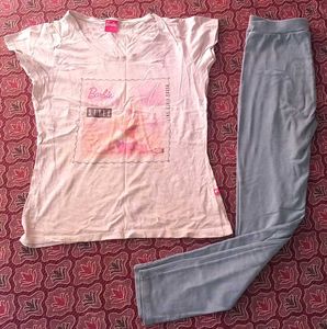 Cute Barbie Pajama Set