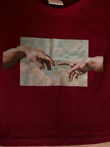 Urbanic Adam And Eve Hand Print Tee