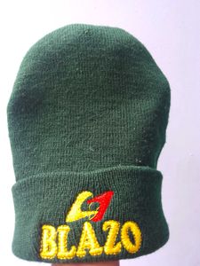 Vintage Blazo Green Beanie