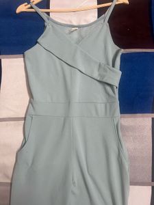 Sky Blue Wrap Jumpsuit