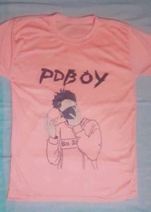 Pink PDPBoy Graphic Tee
