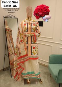 Stylish Turkish Co-ord Set with Dupatta