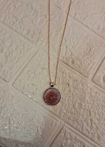 Resin Real Flower Pendent