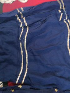 Dark Blue Sharara Kurta Set