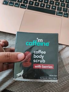M Caffeine Coffe Body Scrub With Berries